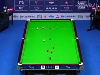 斯諾克世界公開(kāi)賽第一輪 賈德·特魯姆普5-2涂振龍 20240318
