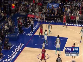 NBA常規(guī)賽 黃蜂VS76人 20240302