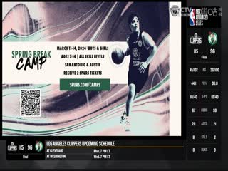 NBA常規(guī)賽 森林狼VS馬刺 20240128