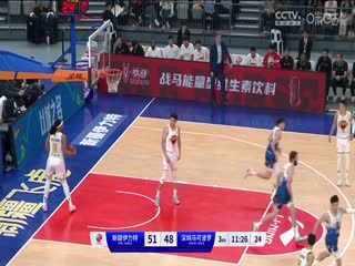 CBA常規(guī)賽第31輪 新疆伊力特VS深圳馬可波羅 20240117（邵化謙、周鵬）