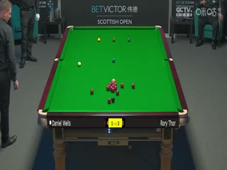 2023斯諾克蘇格蘭公開(kāi)賽 丹尼爾·威爾斯3-4涂振龍 20231213