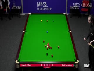 2023斯諾克英錦賽資格賽晉級輪 侯賽因·瓦菲6-4斯科特·唐納森 20231123