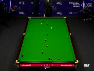 2023斯諾克英錦賽資格賽晉級輪 安東尼·麥克吉爾6-2安東尼·漢密爾頓 20231122