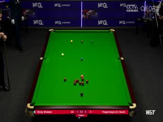 2023斯諾克英錦賽資格賽晉級(jí)輪 塔猜亞6-3里奇·沃頓 20231122