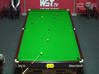 斯諾克 江俊6-0麗貝卡·肯納 20231118