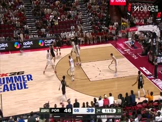 NBA夏季聯(lián)賽 開(kāi)拓者VS勇士 20250712