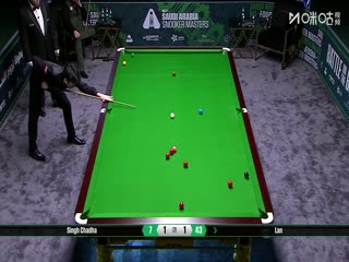 2025斯諾克沙特大師賽第二輪（112進(jìn)80） 辛格·查達(dá)1-4藍(lán)裕豪 20250809