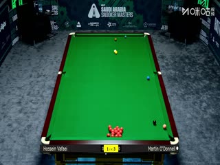 2025斯諾克沙特大師賽第四輪（48進(jìn)32） 侯賽因·瓦菲3-5馬丁·奧德奈爾 20250812