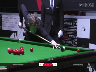 2025斯諾克英國公開賽資格賽 朱利安·勒克萊爾2-4本·沃拉斯頓 20250628