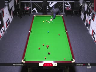 2025斯諾克英國公開賽資格賽 喬納斯·魯茲1-4張家瑋 20250625