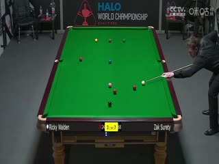 24-25賽季斯諾克世錦賽資格賽Day9 里奇·沃頓3-10扎克·舒爾第（第二階段） 20250416