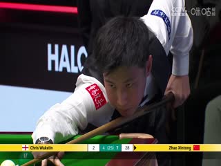 24-25賽季斯諾克世錦賽四分之一決賽 趙心童12-4克里斯·沃克林（第二階段） 20250430