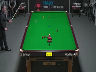 斯諾克世錦賽資格賽128進(jìn)96及96進(jìn)64 劉宏宇2-7米歇爾·曼恩（第一階段） 20250409