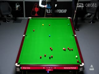 斯諾克世錦賽資格賽128進96 奧利弗·萊恩斯10-8穆罕默德·謝哈布（第二階段） 20250408