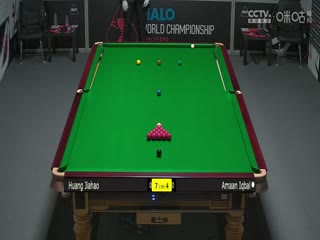 斯諾克世錦賽資格賽128進(jìn)96 黃佳浩10-4阿曼·伊克巴爾（第二階段） 20250407