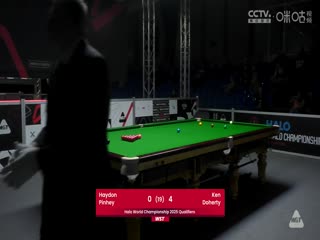 斯諾克世錦賽資格賽128進96及96進64 海頓·平尼0-9肯·達赫迪（第一階段） 20250409