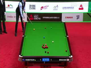斯諾克世界大獎賽決賽 尼爾·羅伯遜8-0斯圖爾特·賓漢姆 20250309