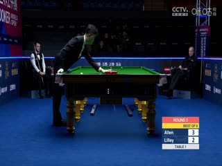 斯諾克玉山世界公開賽64進32 馬克·艾倫4-5大衛(wèi)·利利  20250224