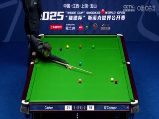 斯諾克玉山世界公開賽半決賽 喬·奧康納6-3阿里·卡特  20250228