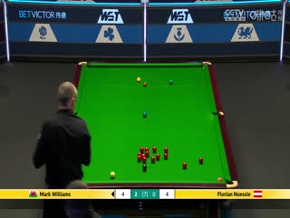 斯諾克威爾士公開賽64進32 馬克·威廉姆斯4-1弗洛里安·努斯勒 20250211