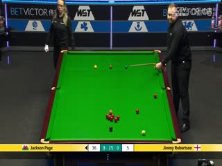 斯諾克威爾士公開(kāi)賽64進(jìn)32 杰克遜·佩吉4-2吉米·羅伯遜 20250211