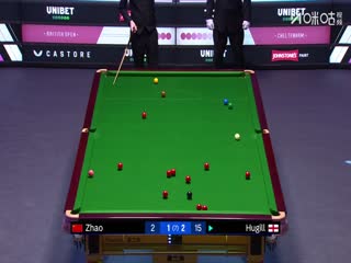 2025斯諾克英國(guó)公開賽第1輪 阿什利·赫吉爾3-4趙心童（朱峰立） 20250922