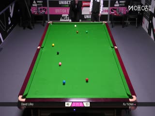 2025斯諾克英國(guó)公開(kāi)賽64進(jìn)32 許醫(yī)塵3-4大衛(wèi)·利利 20250924