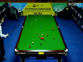 2025斯諾克國際錦標賽延期資格賽第一輪 江俊2-6克里斯·沃克林 20251102
