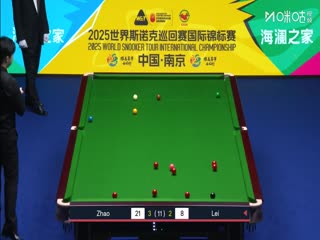 2025斯諾克國際錦標(biāo)賽32進(jìn)16 雷佩凡5-6趙心童（朱峰立） 20251104