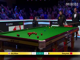 斯諾克英錦賽正賽32進(jìn)16輪次 加里·威爾遜5-6張安達(dá) 20251202